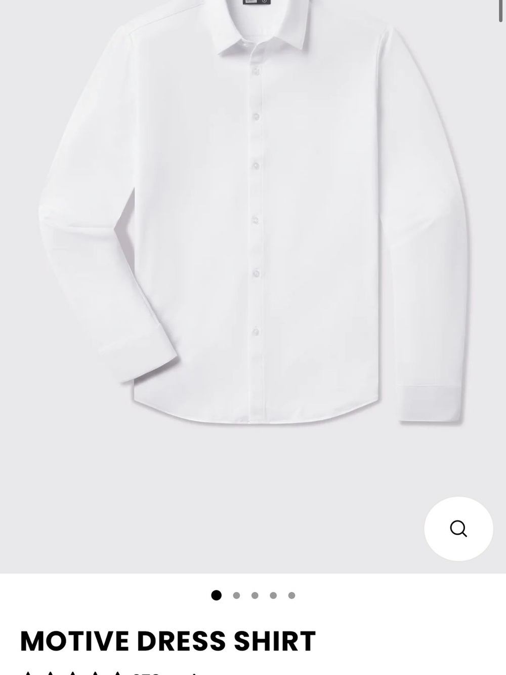 NWOT BARBELL MOTIVE MENS DRESS SHIRT
